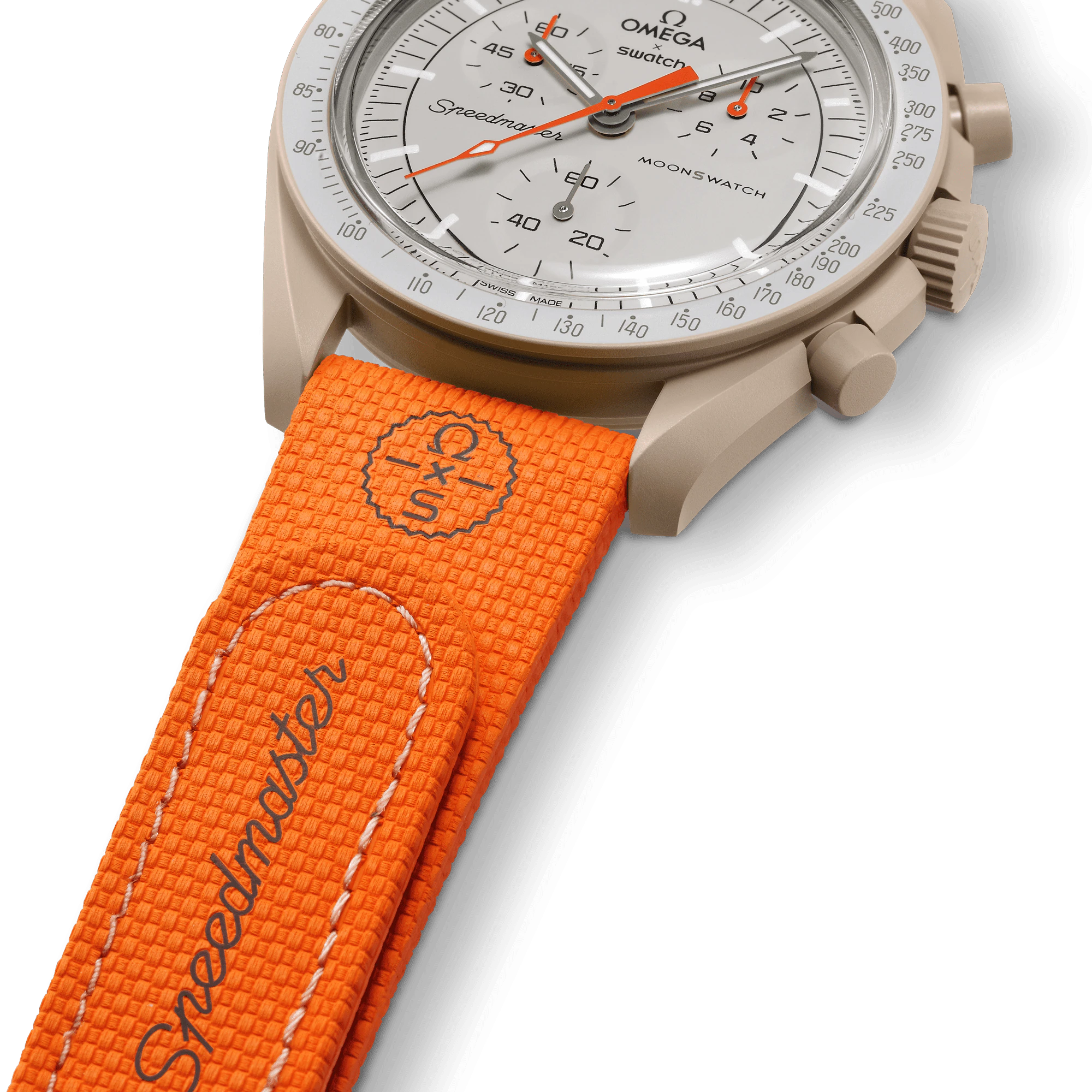 Moonswatch Orange/sand Rubber – Image 3