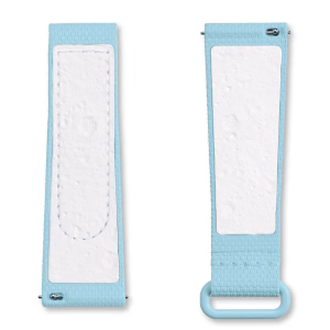 Moonswatch Light Blue/white Rubber