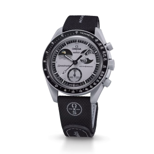 Moonswatch Black/grey Rubber