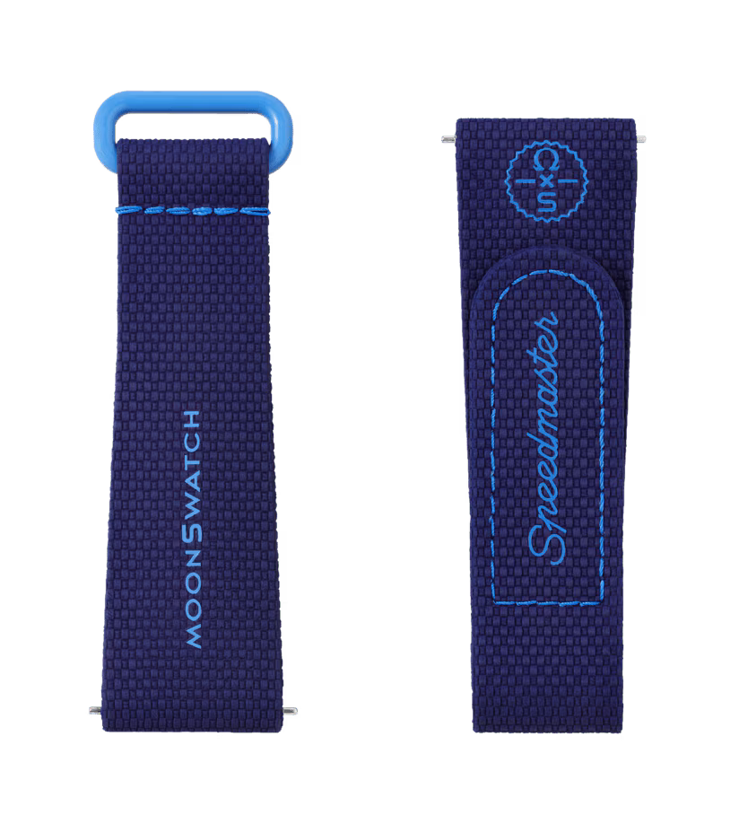 Moonswatch Navy Blue/blue Rubber – Image 2