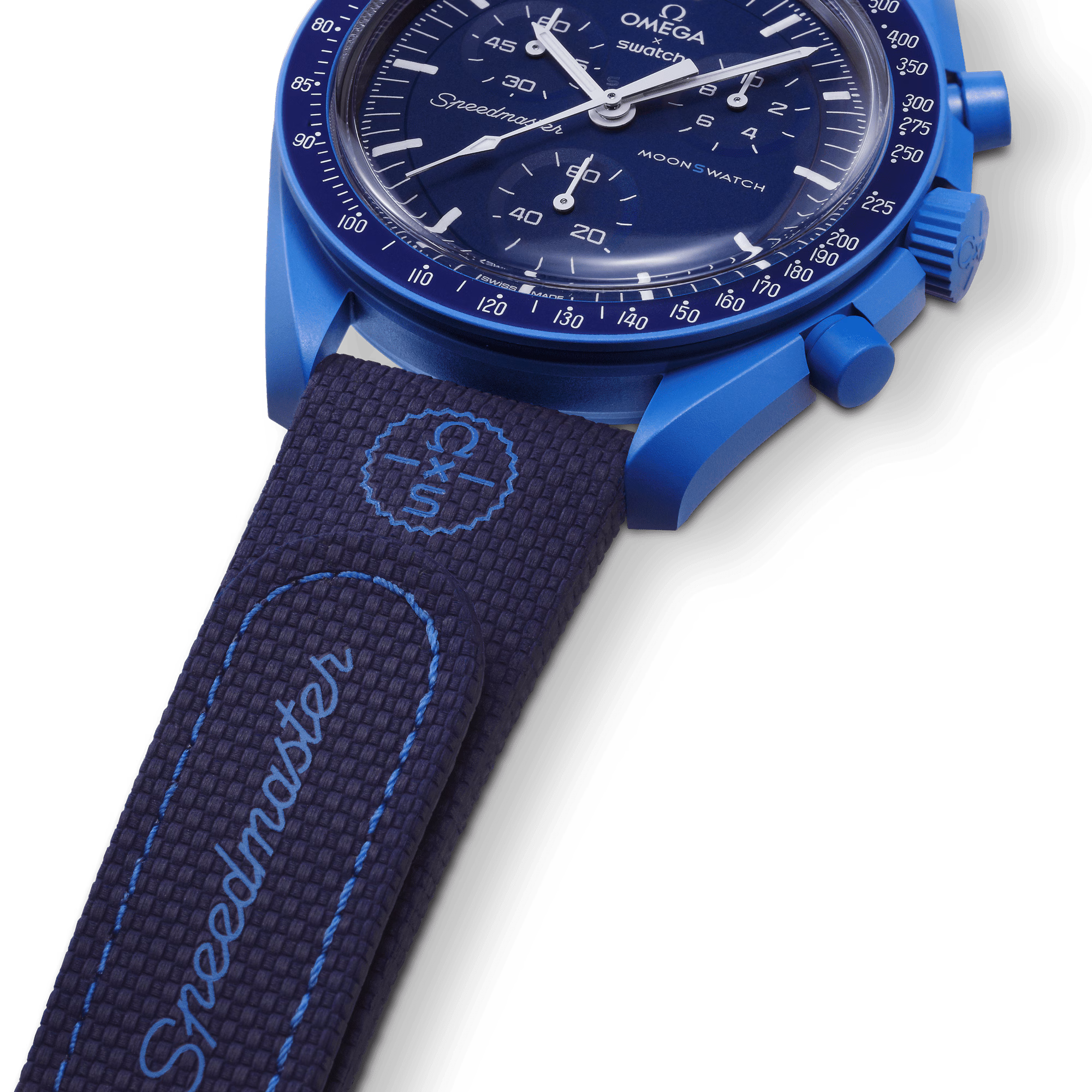 Moonswatch Navy Blue/blue Rubber – Image 3