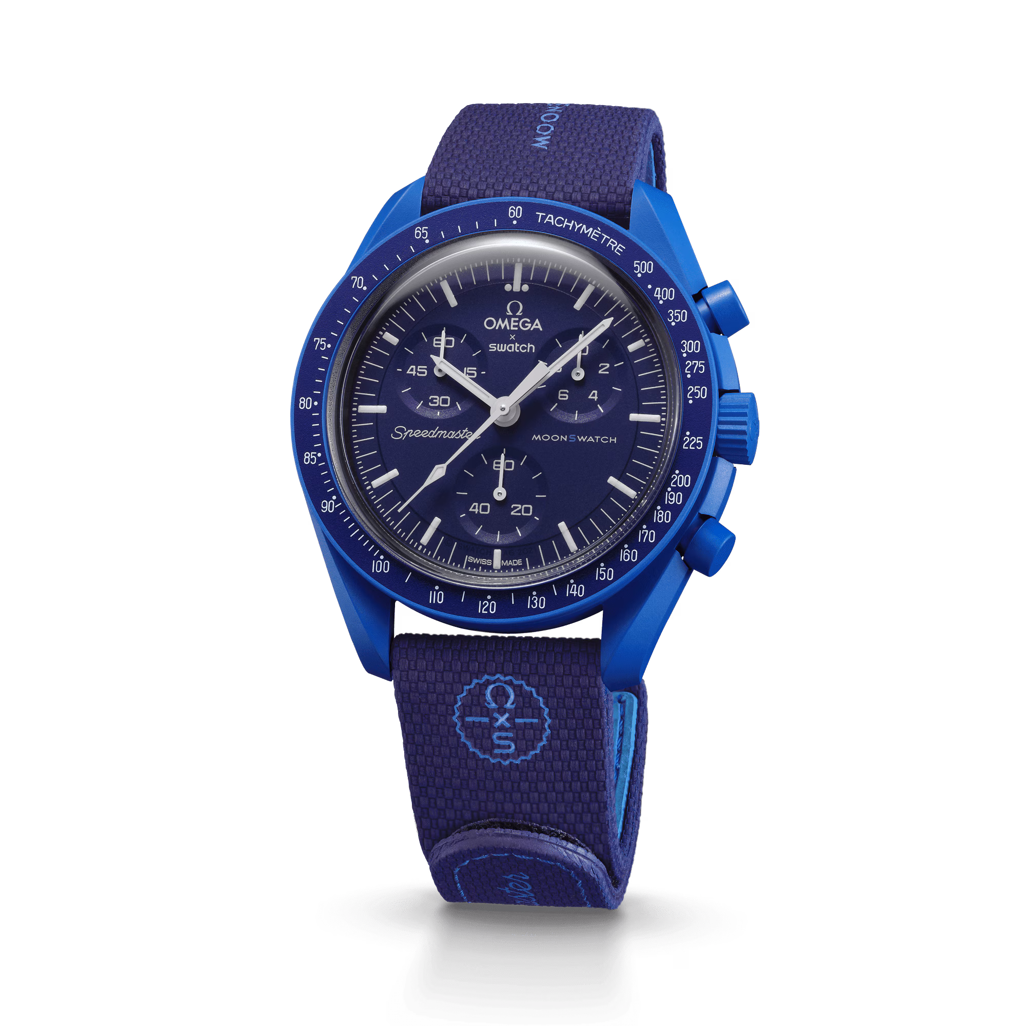 Moonswatch Navy Blue/blue Rubber – Image 4